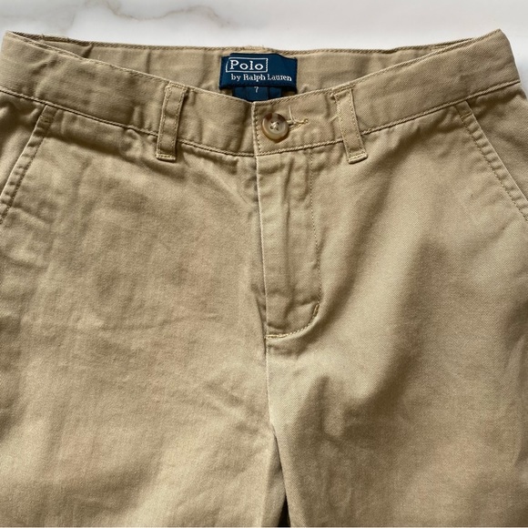 Polo Ralph Lauren Big Boys size 7 Straight Fit Stretch Twill Khaki pants - Picture 6 of 6